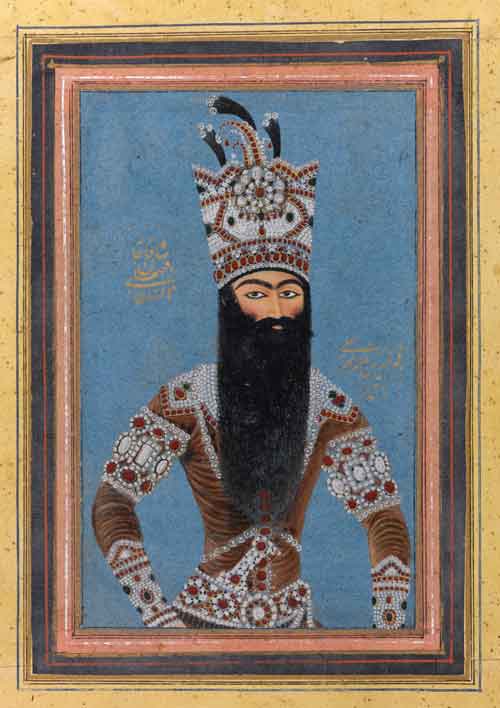 Portrait of Fath ’Ali Shah Qajar 