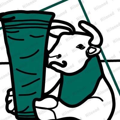 Myth Kneeling Bull God Design | Dark Academia Hoodie Print | Hilonad