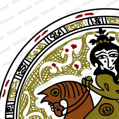  Vintage Persian Horse Rider Image – T-Shirt Print File | Hilonad