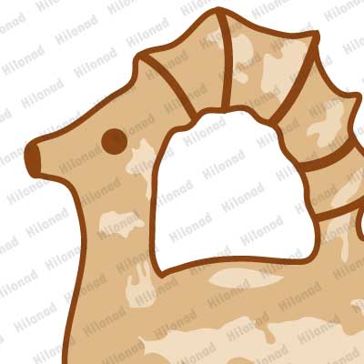 Persian Ibex Goat image design - Hoodie Print File | Hilonad