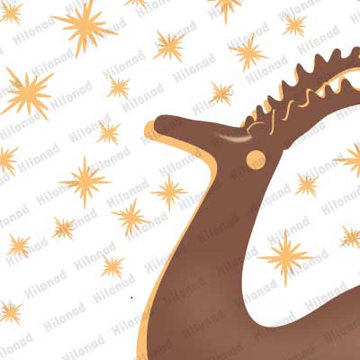  Ancient Deer Art Drawing – T-Shirt Print File | Hilonad