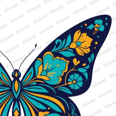 The Colorful butterfly