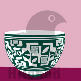 Tall-e Bakun painted pottery